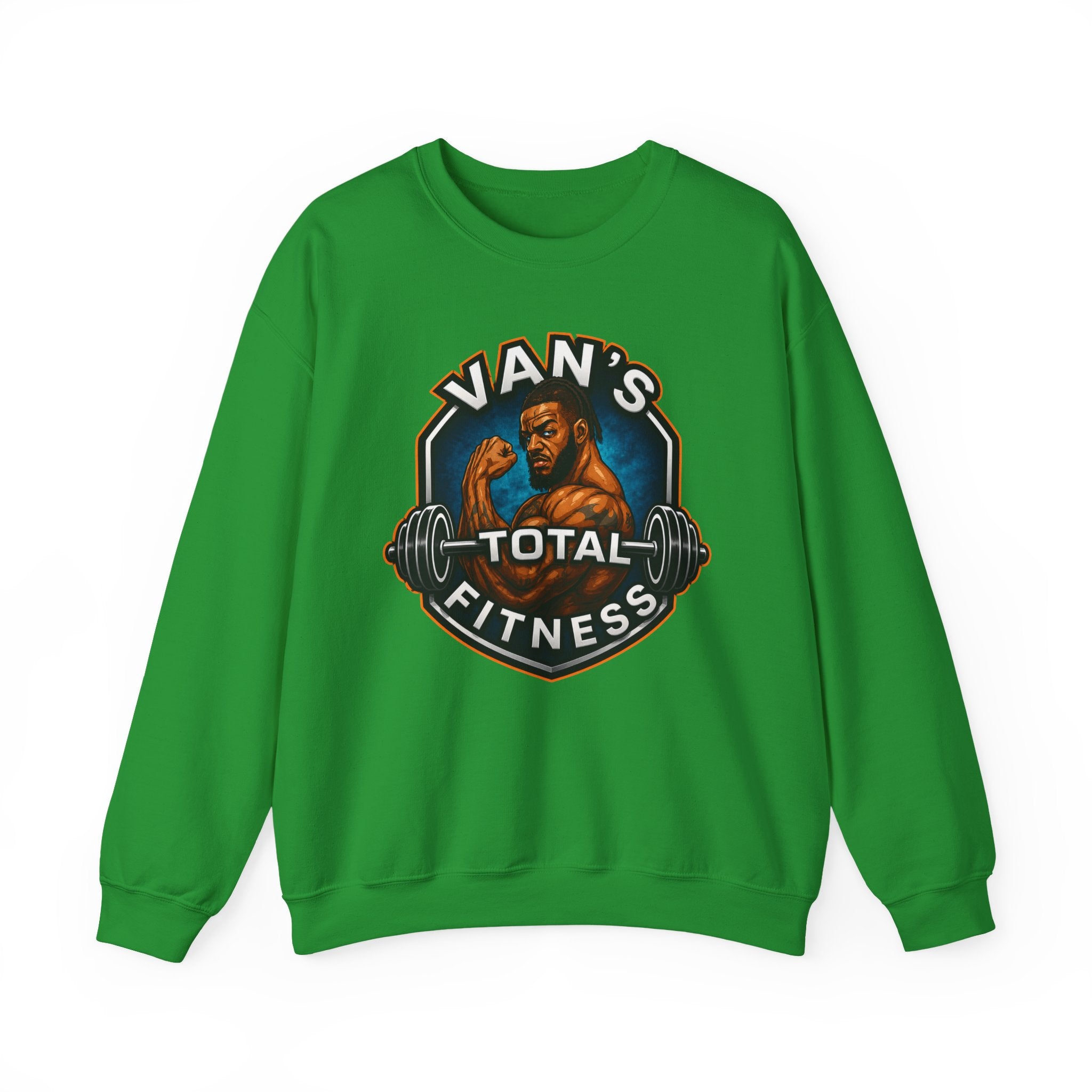 Van's Total Fitness Crewneck Sweatshirt — Gym Logo Pullover for Van's Total Fitness Fans
