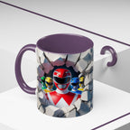 Power Rangers Coffee Mug — Retro Superhero Team Design (11/15 oz)