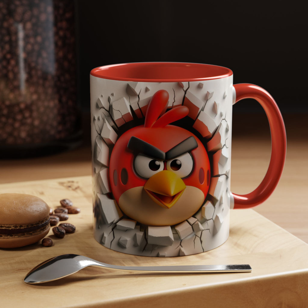 Angry Bird "Break Through" Accent Coffee Mug (11/15oz)