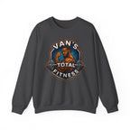 Van's Total Fitness Crewneck Sweatshirt — Gym Logo Pullover for Van's Total Fitness Fans