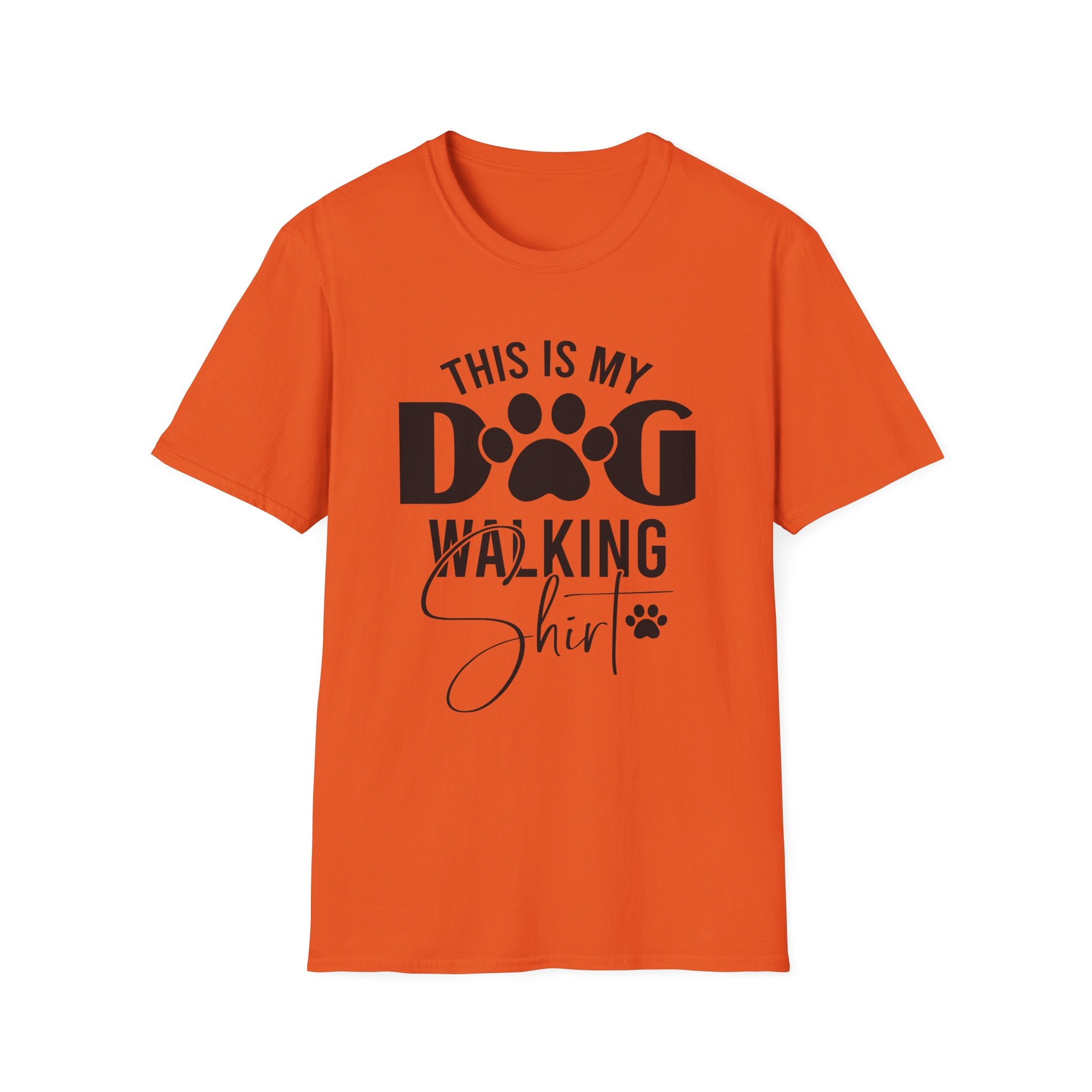 Dog Walking T-Shirt — "This Is My Dog Walking Shirt" Pet Lover Tee