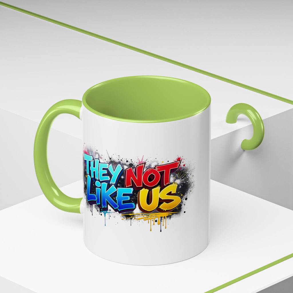 They Not Like Us Coffee Mug — Graffiti Accent Mug (11/15oz)