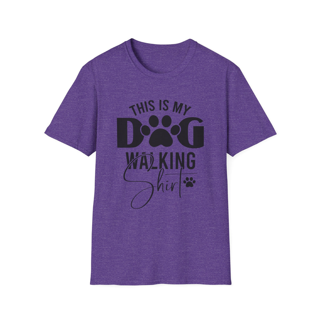 Dog Walking T-Shirt — "This Is My Dog Walking Shirt" Pet Lover Tee
