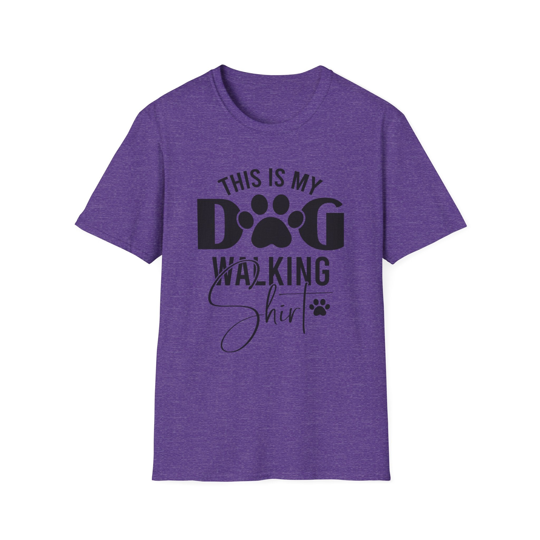 Dog Walking T-Shirt — "This Is My Dog Walking Shirt" Pet Lover Tee