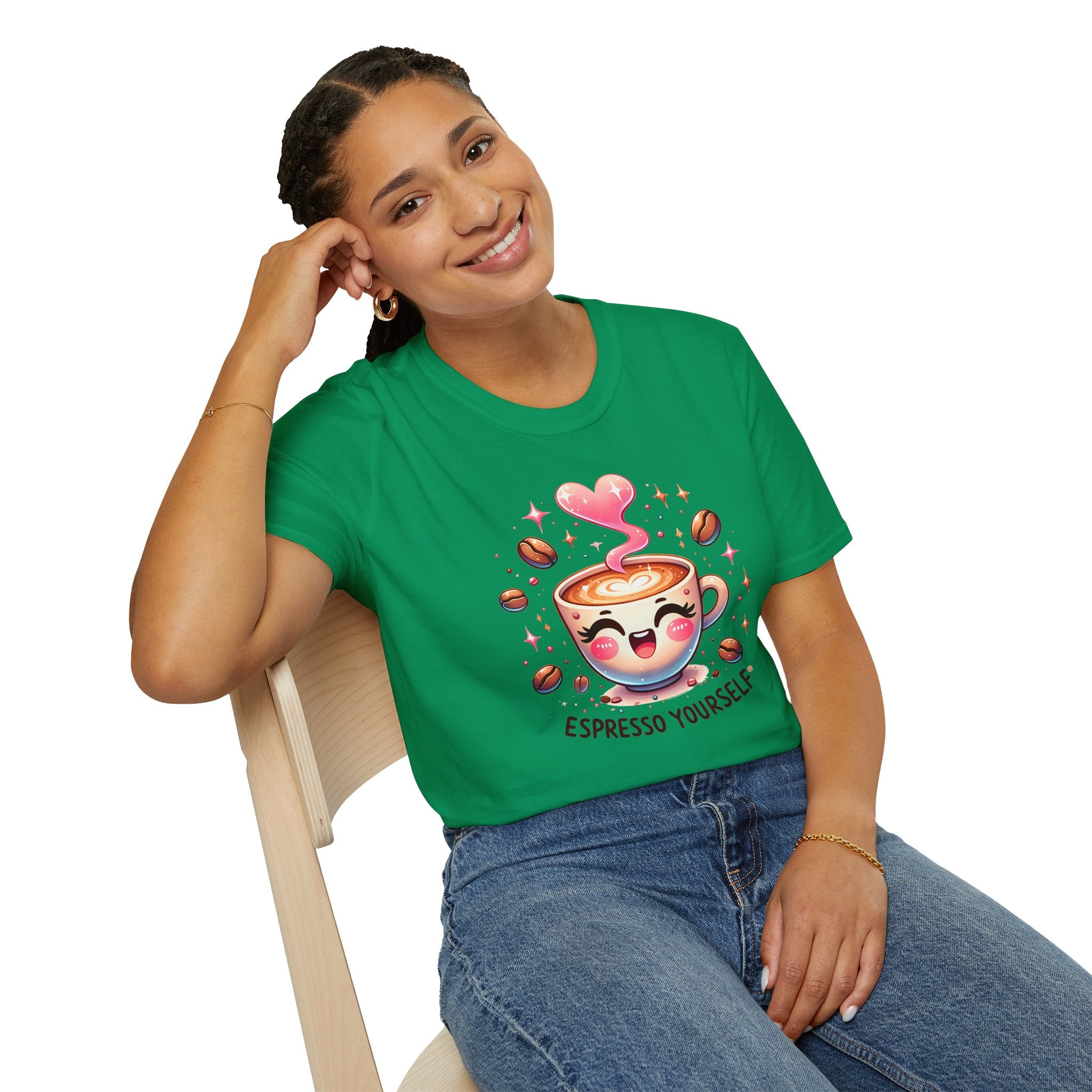 Espresso Yourself T-Shirt — Cute Kawaii Coffee Tee