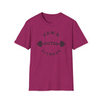 "Van's Total Fitness" Barbell Gym T-shirt
