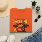 "I Run on Caffeine & Bad Decisions" Coffee Lover Tee — Caffeine Cow T-Shirt