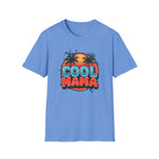 Cool Mama T-Shirt — Retro Palm Sunset Graphic Tee for Moms