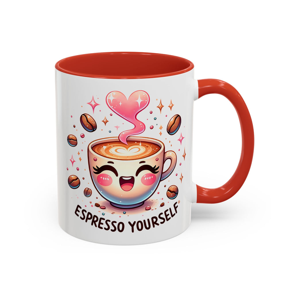 Espresso Yourself Coffee Mug — Cute Kawaii Cup Accent Mug (11/15oz)