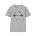 "Van's Total Fitness" Barbell Gym T-shirt