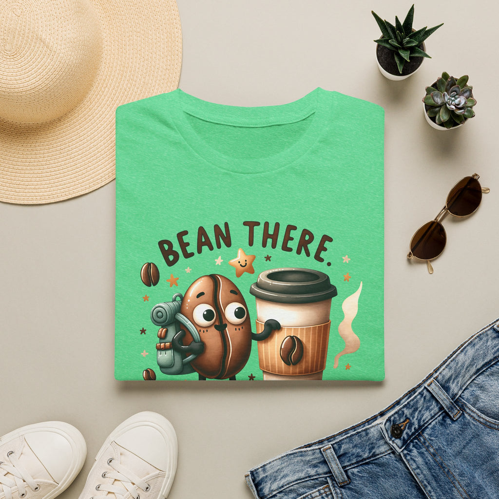 Bean There Brewed That T-Shirt — Cute Coffee Bean Pun Tee