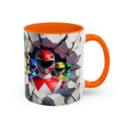 Power Rangers Coffee Mug — Retro Superhero Team Design (11/15 oz)