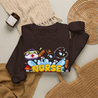 Nurse Story Sweatshirt — Cute Medical Cartoon Crewneck for Nurses