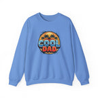 Cool Dad Crewneck Sweatshirt — Retro Sunshine Palm Beach Graphic