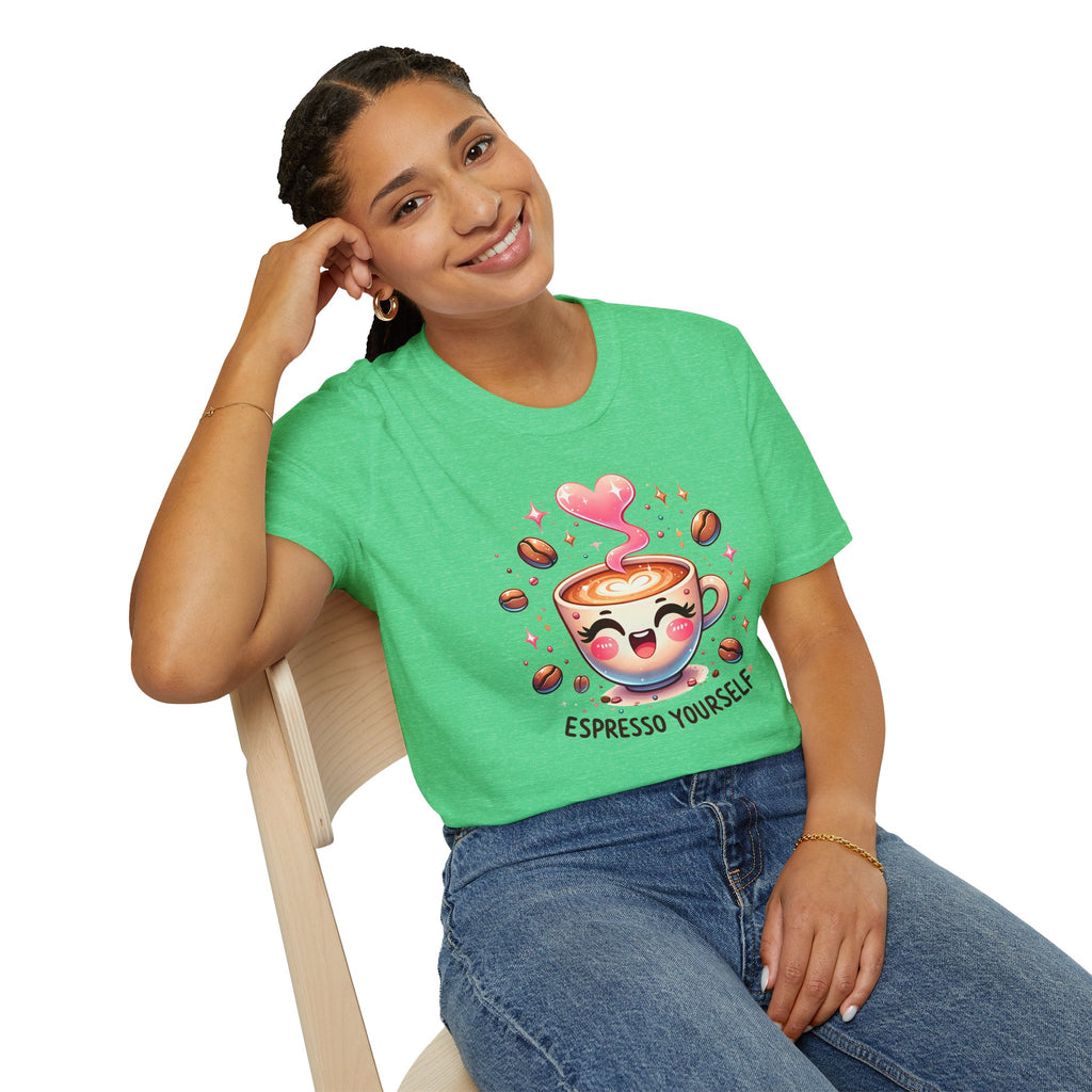 Espresso Yourself T-Shirt — Cute Kawaii Coffee Tee