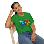 They Not Like Us T-Shirt — Bold Graffiti Statement Tee