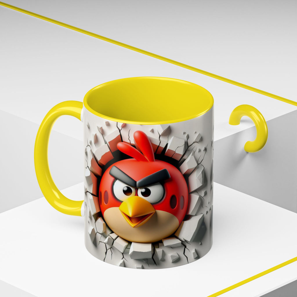 Angry Bird "Break Through" Accent Coffee Mug (11/15oz)