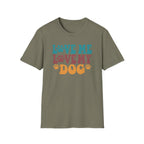 Love Me Love My Dog T-Shirt — Retro Paw Print Dog Lover Tee