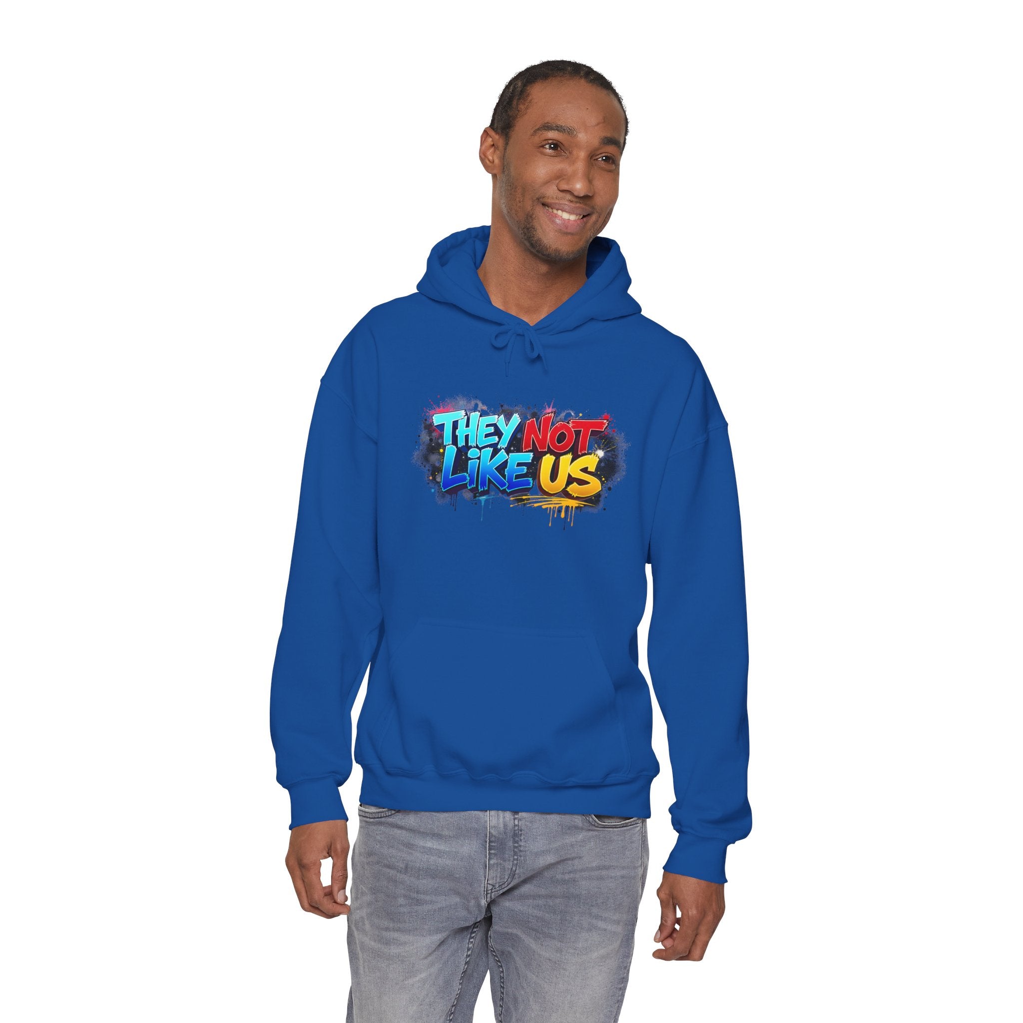 They Not Like Us Hoodie – Graffiti Streetwear Pullover Hoodie