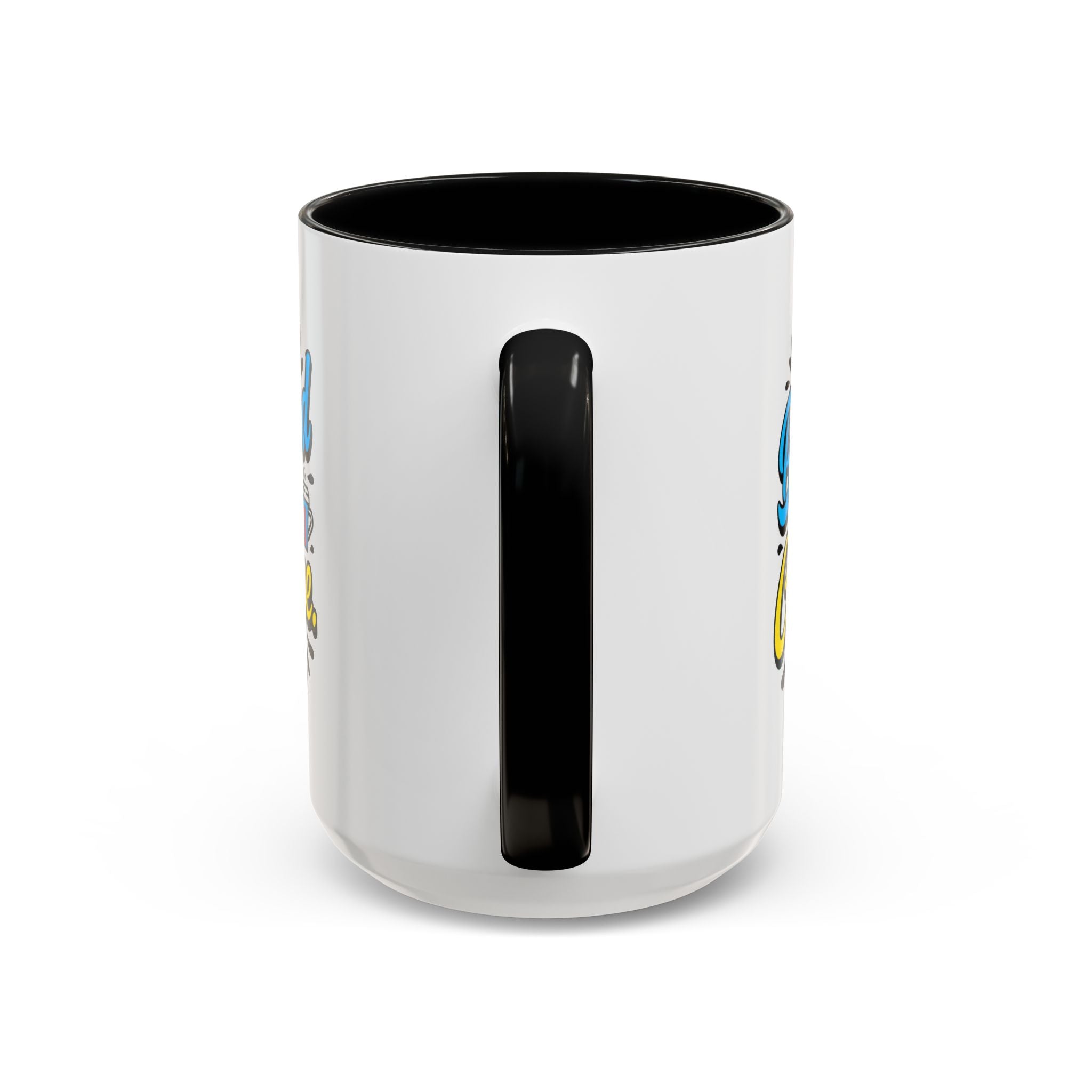 Coffee Mug — "My Blood Type Is Coffee" Accent Ceramic Mug (11/15oz)