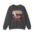 Yellowstone National Park Sunset Geyser Graphic Sweatshirt