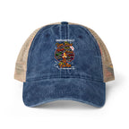 Unapologetically Dope Black Nurse - Washed Mesh-Ponytail Back Cap