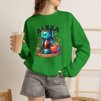 Alexa Coffee Robot Sweatshirt — 'Alexa Brew Me Coffee' Cozy Crewneck