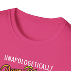 “Unapologetically Dope Black Nurse” Empowerment Tee —  Brown Afro Nurse T-Shirt