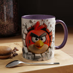 Angry Bird "Break Through" Accent Coffee Mug (11/15oz)