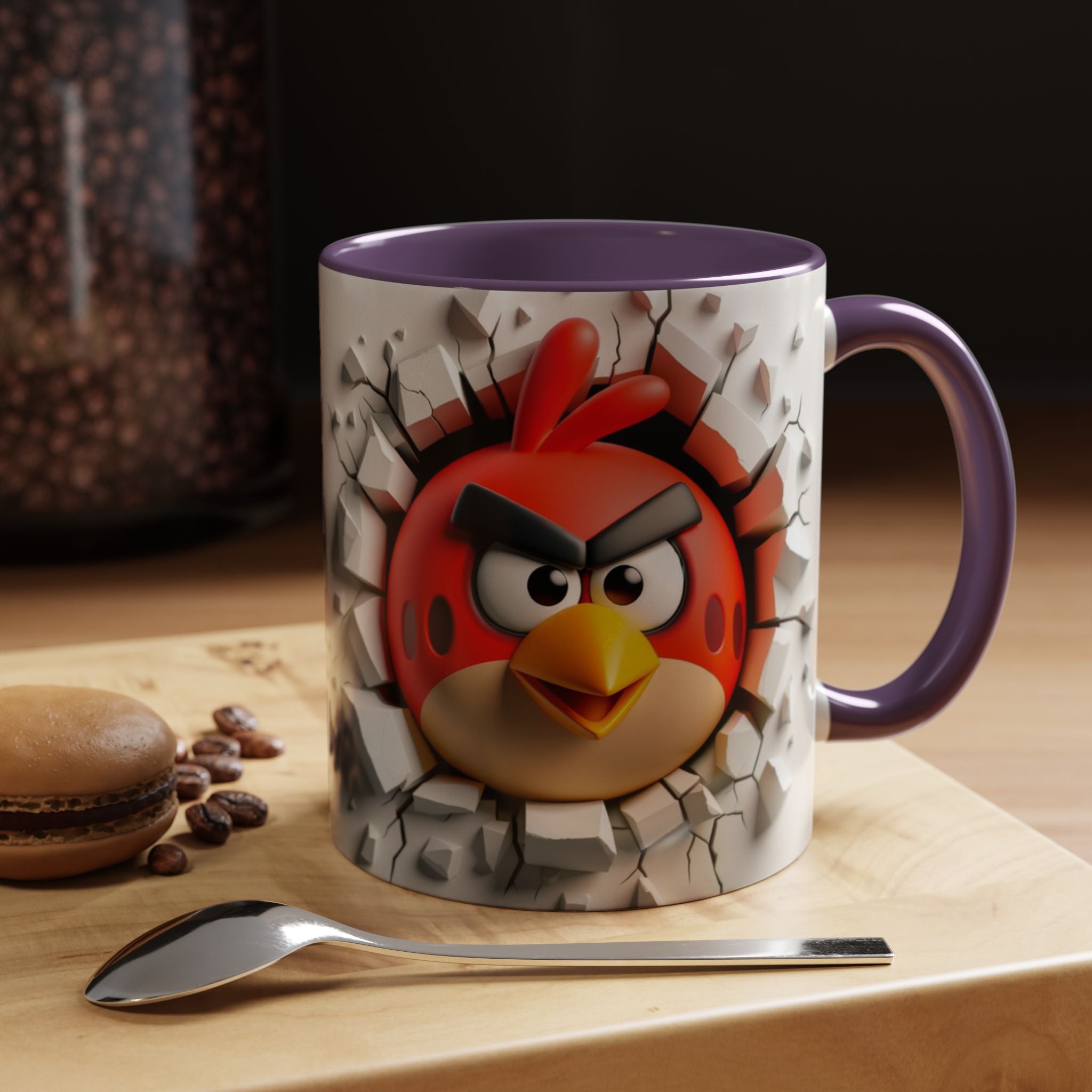 Angry Bird "Break Through" Accent Coffee Mug (11/15oz)
