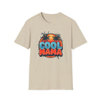 Cool Mama T-Shirt — Retro Palm Sunset Graphic Tee for Moms