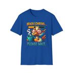 T-Shirt — ‘Brain Loading... Please Wait’ Funny Exhausted Coffee Tee