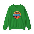 Cool Dad Crewneck Sweatshirt — Retro Sunshine Palm Beach Graphic
