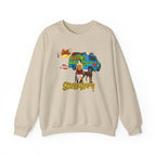 Scooby-Doom Mystery Machine Crewneck Sweatshirt — Vintage Cartoon Van & Characters