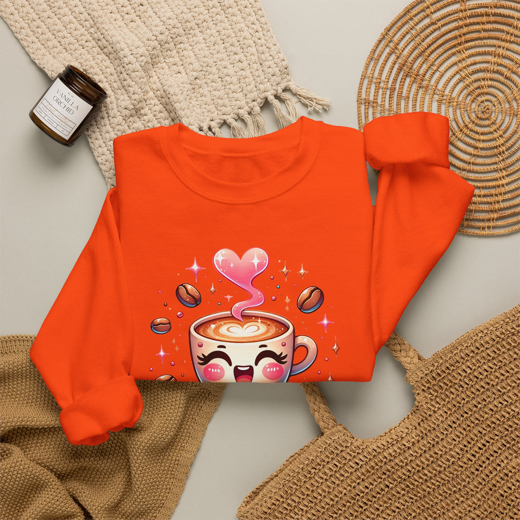 Espresso Yourself Cute Coffee Crewneck Sweatshirt