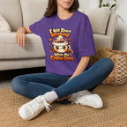 “I Will Start Working When My Coffee Does” Cute Kawaii Coffee Shirt — Coffee T‑Shirt