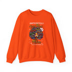 Dope Black Nurse Crewneck Sweatshirt – "Nurse Living Her Best Life" Graphic Black Afro
