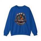 Van's Total Fitness Crewneck Sweatshirt — Gym Logo Pullover for Van's Total Fitness Fans