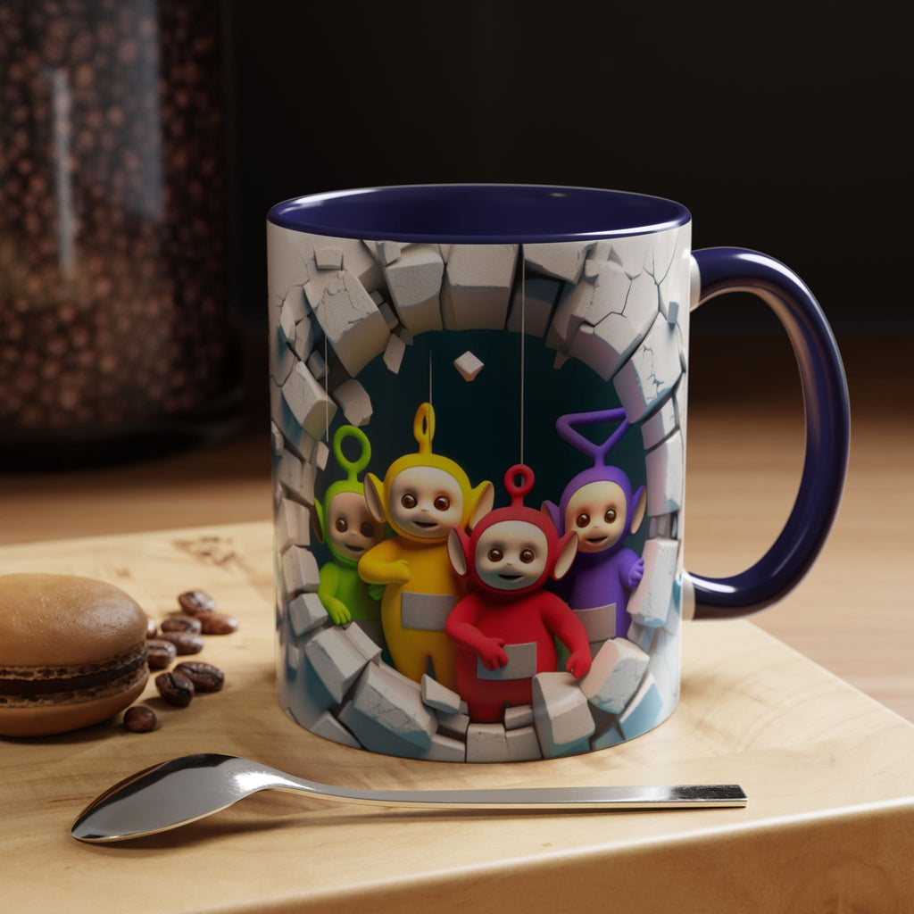 Teletubbies Tunnel Coffee Mug — Cute Retro Kids TV Character Design (11/15oz)