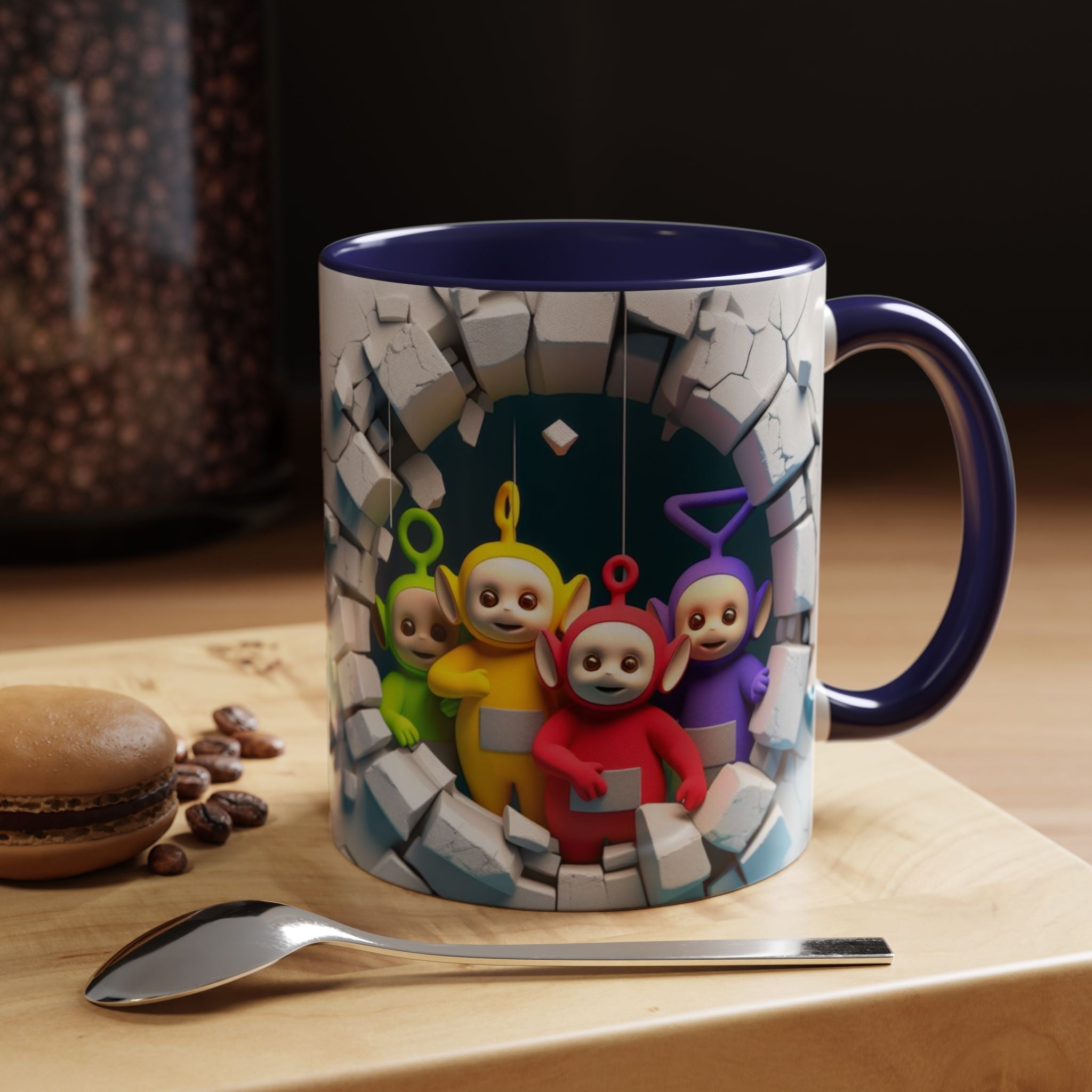 Teletubbies Tunnel Coffee Mug — Cute Retro Kids TV Character Design (11/15oz)