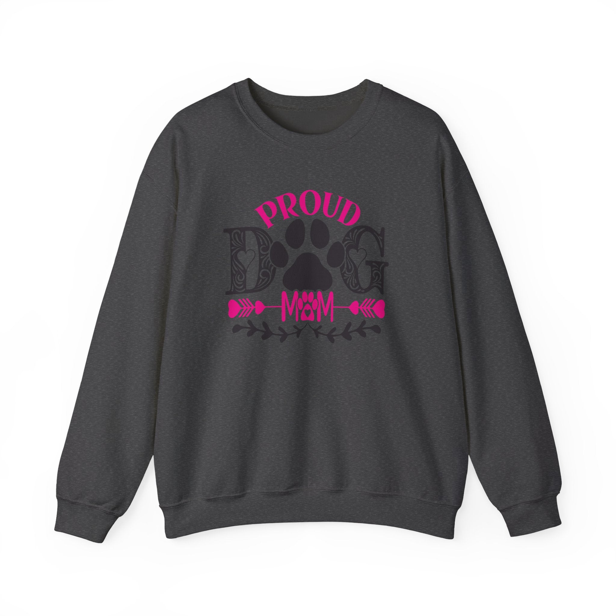 Proud Dog Mom Sweatshirt — Paw Print Crewneck for Dog Lovers