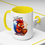 Angry Rooster 'Be Nice I'm Low on Coffee' Ceramic Coffee Mug (11/15oz)