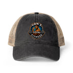 Van's Total Fitness Washed Mesh- Ponytail Back Cap