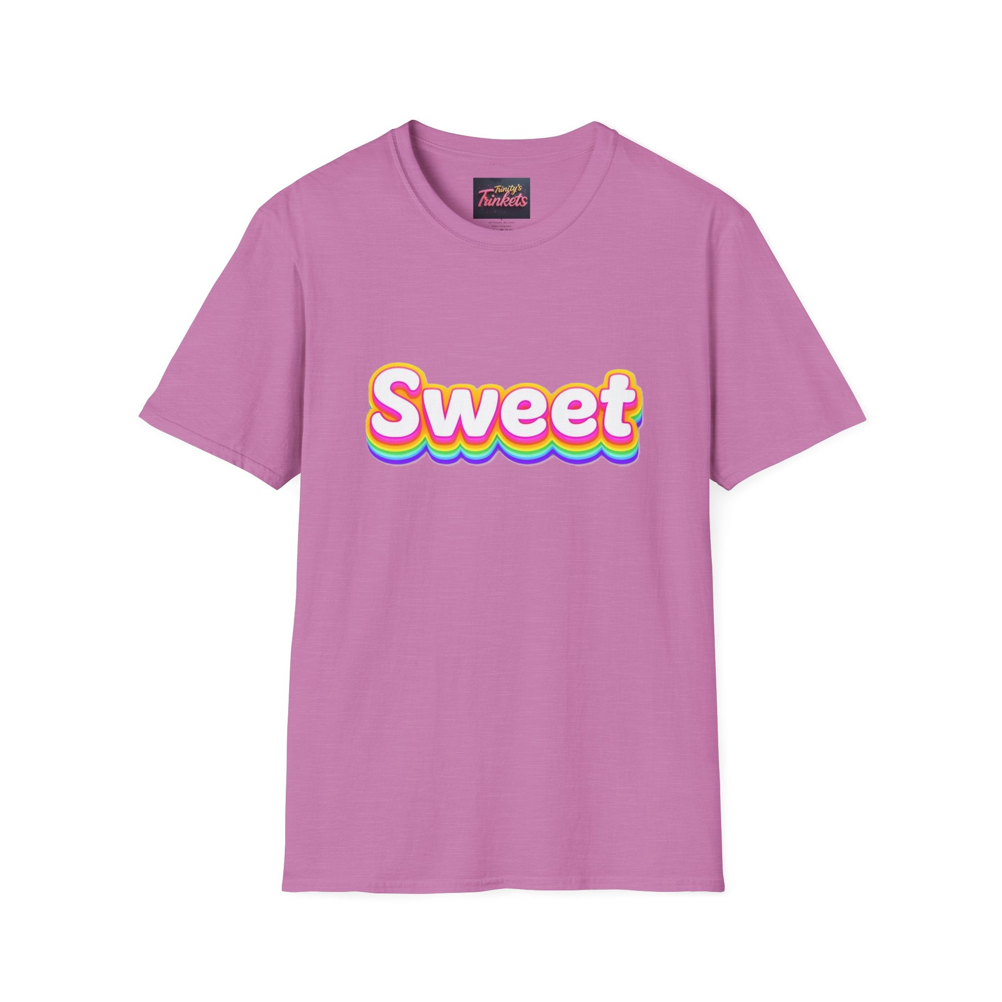 Sweet Rainbow T-Shirt — Retro Colorful Graphic Tee
